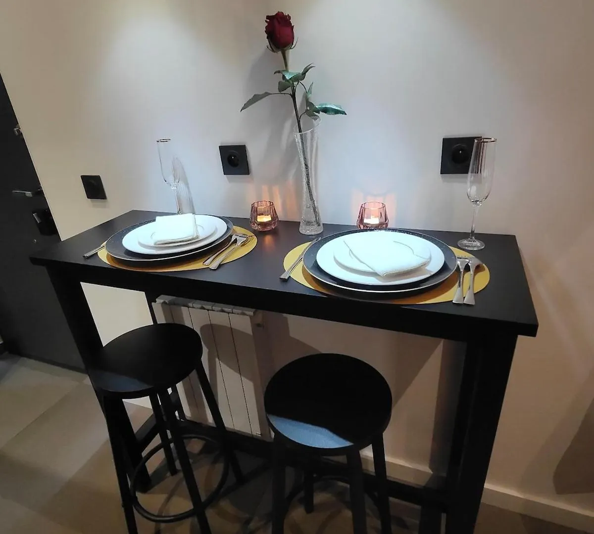 Romantic Apartment Le Red Diamond Пьер-Бенит Франция